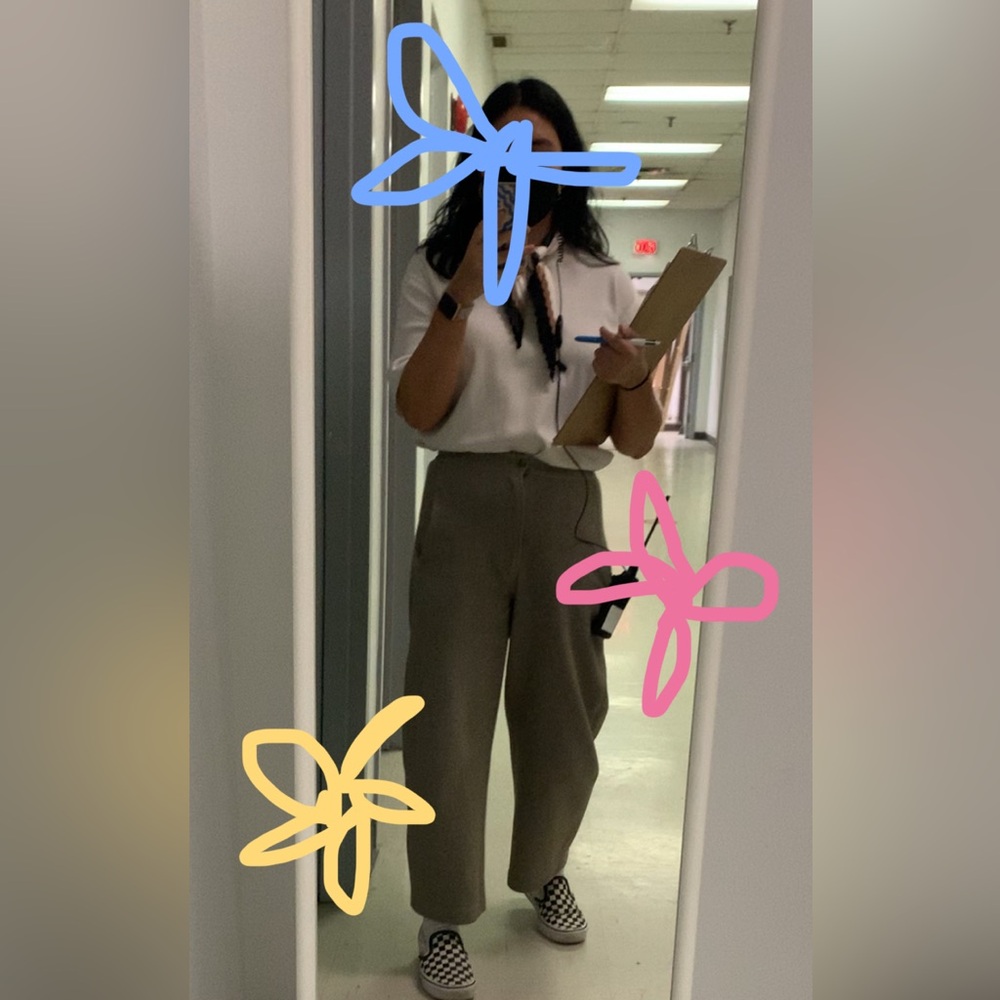 Uniqlo Barrel Leg Trousers